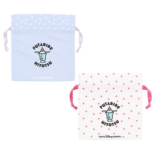 TDR - Retro Mickey & Minnie Collection - cloth pouch set