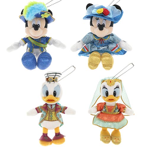 TDR - Disney Sea 20th Anniversary Collection - Plush keychain set of 8