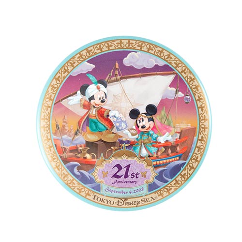 TDR -  Disney Sea 21st Anniversary - Badge