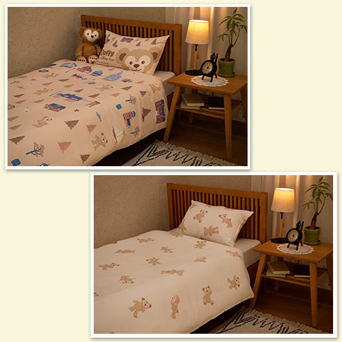 TDR -  Duffy and friends Bed Sheet and Pillow Cover