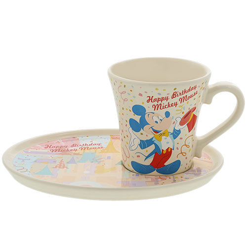 TDR -  Happy Birthday Mickey Mouse 2022 - Cup with plate set