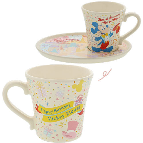 TDR -  Happy Birthday Mickey Mouse 2022 - Cup with plate set