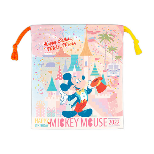 TDR -  Happy Birthday Mickey Mouse 2022 - Cloth pouch