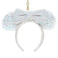 TDR - White sequin Headband keychain