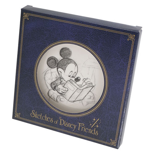 TDR - Sketches of Disney Friends Collection - 20cm plate - Mickey Mouse