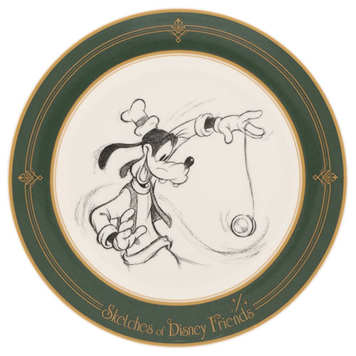 TDR - Sketches of Disney Friends Collection - 20cm plate - Goofy