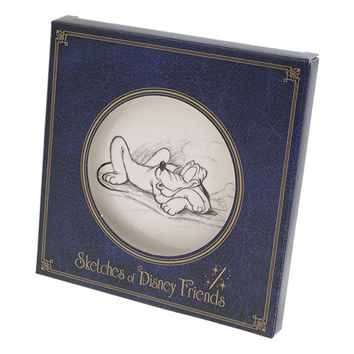 TDR - Sketches of Disney Friends Collection - 20cm plate - Pluto