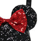TDR - Minnie Mouse Black sequin Crossbody Bag