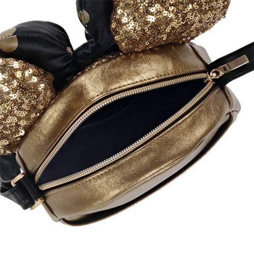 TDR - Minnie Mouse Gold sequin Crossbody Bag