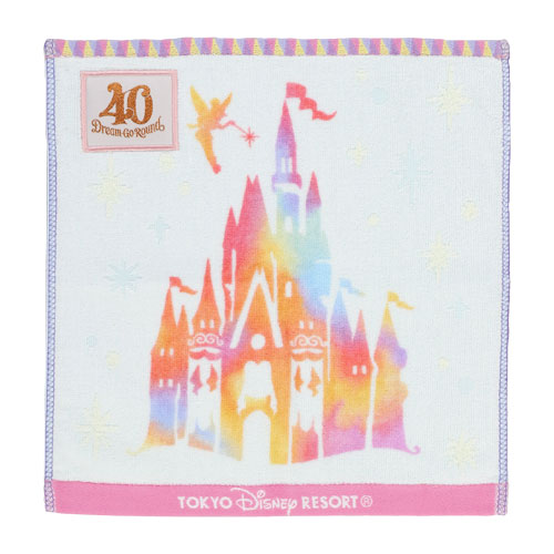 TDR - Disneyland 40th Anniversary DREAM-GO-ROUND Collection - Mini Towel