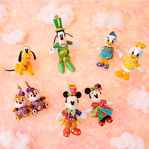 TDR - Disneyland 40th Anniversary DREAM-GO-ROUND Collection - Mickey Mouse Keychain Plush