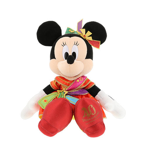 TDR - Disneyland 40th Anniversary DREAM-GO-ROUND Collection - 40cm Minnie Mouse Plush