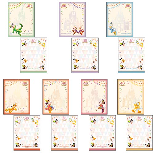 TDR - Disneyland 40th Anniversary DREAM-GO-ROUND Collection - Memo set