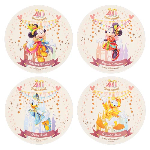 TDR - Disneyland 40th Anniversary DREAM-GO-ROUND Collection - Plate set