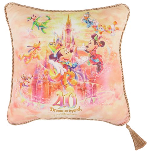 TDR - Disneyland 40th Anniversary DREAM-GO-ROUND Collection - Cushion