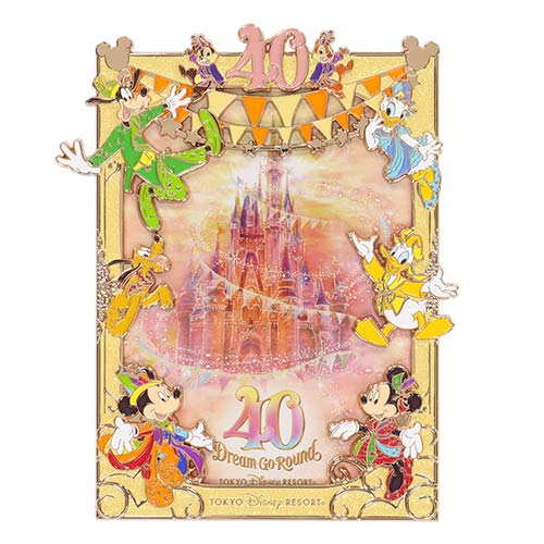 TDR - Disneyland 40th Anniversary DREAM-GO-ROUND Collection - Photo frame