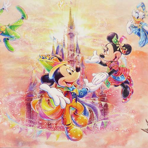 TDR - Disneyland 40th Anniversary DREAM-GO-ROUND Collection - Bath Towel