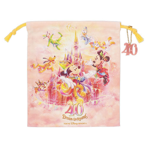 TDR - Disneyland 40th Anniversary DREAM-GO-ROUND Collection - Cloth pouch