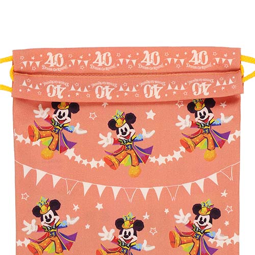 TDR - Disneyland 40th Anniversary DREAM-GO-ROUND Collection - Cloth pouch set of 4