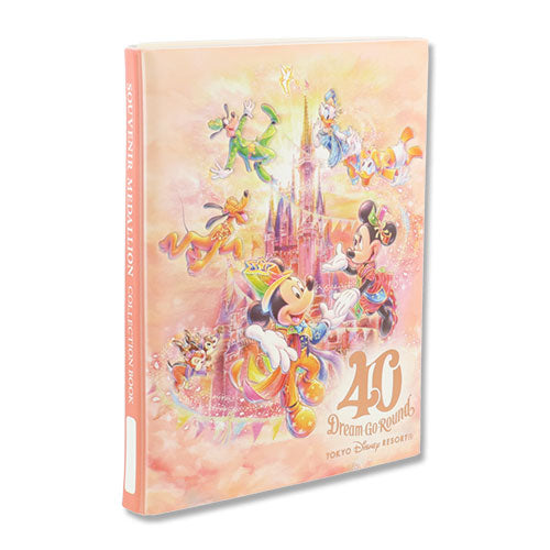 TDR - Disneyland 40th Anniversary DREAM-GO-ROUND Collection - Medallion coin collection book