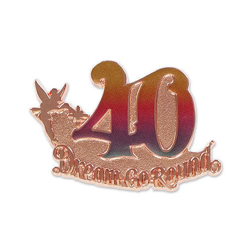 TDR - Disneyland 40th Anniversary DREAM-GO-ROUND Collection - Pin with Pins Clothes