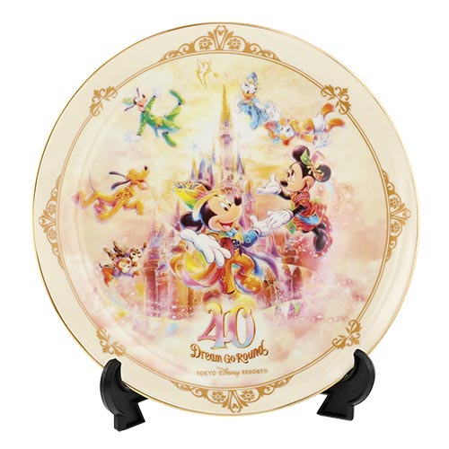 TDR - Disneyland 40th Anniversary DREAM-GO-ROUND Collection - Collector plate