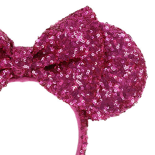 TDR - Pink Sequin Ears / Headband