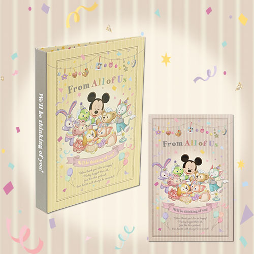 TDR - Disneyland 40th Anniversary From All of Us Collection - Duffy and Friends Postcard with Postcard Book