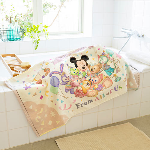 TDR - Disneyland 40th Anniversary From All of Us Collection - Duffy and Friends Bath Towel