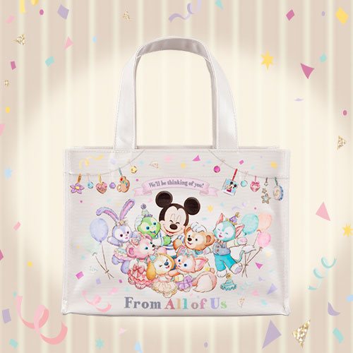 TDR - Disneyland 40th Anniversary From All of Us Collection - Duffy and Friends Tote Bag