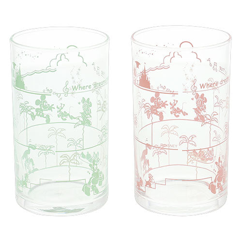 TDR -  Tokyo Disney Resort Glass Set of 4