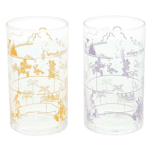 TDR -  Tokyo Disney Resort Glass Set of 4