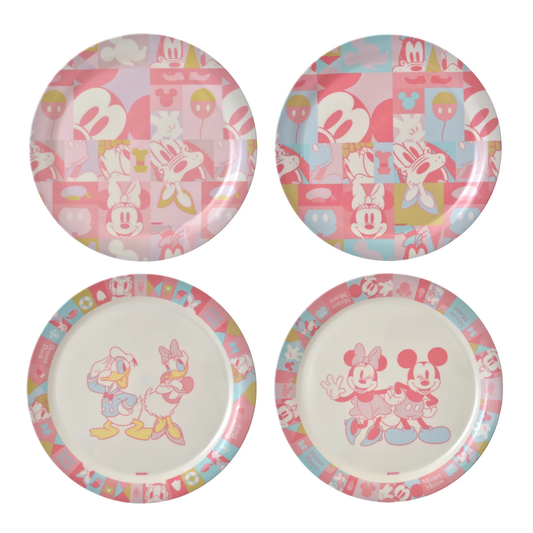 SDJ - Mickey and Friends Plate set of 4