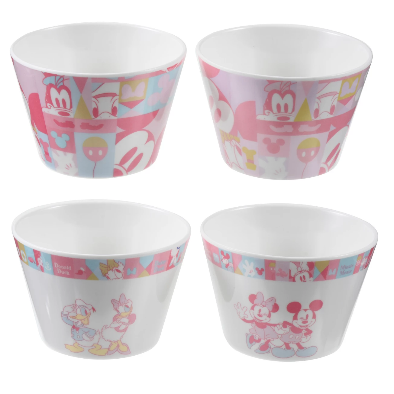 SDJ - Mickey and Friends Bowl set of 4