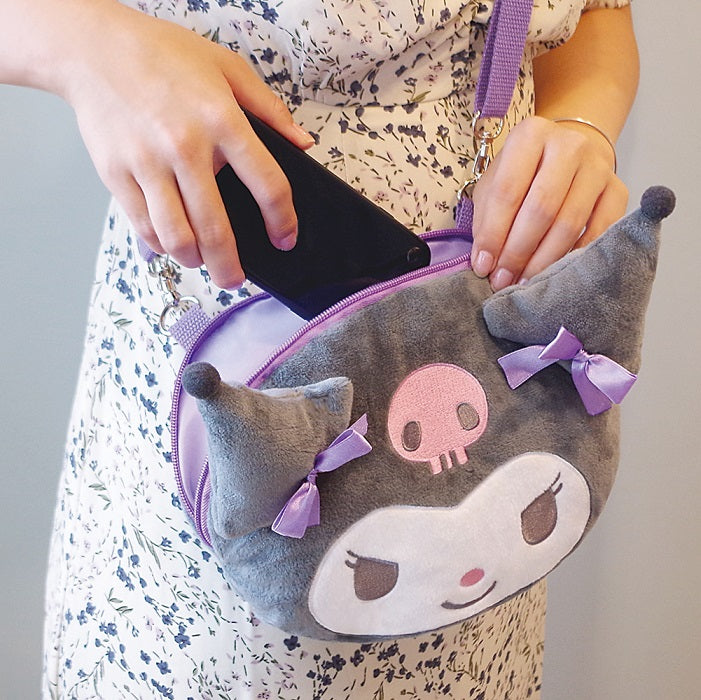 Sanrio - Character Crossbody Bag (Kuromi)