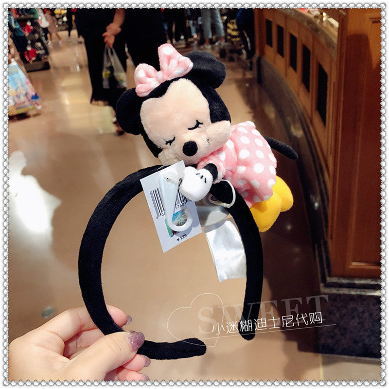 SHDL - Sleeping Minnie Mouse Plush ears / headband
