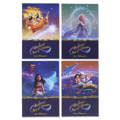 TDR - Disney Sea Believe! Sea of Dreams - Postcard set