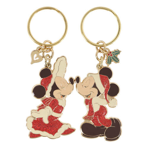 TDR - Christmas 2022 - Mickey Mouse and Minnie Mouse keychain set