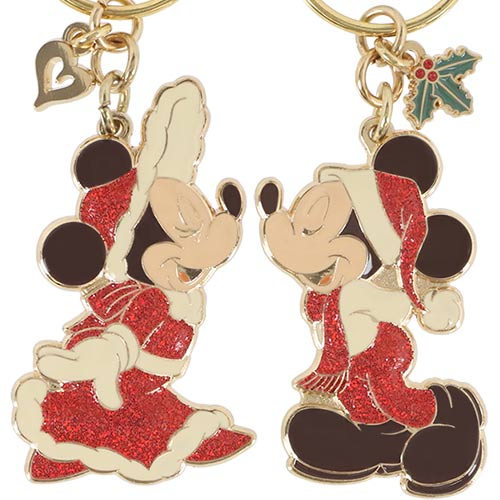 TDR - Christmas 2022 - Mickey Mouse and Minnie Mouse keychain set