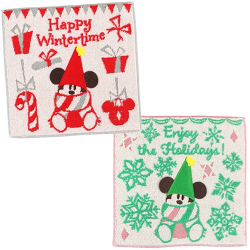 TDR - Christmas 2022 - Mickey Mouse and Minnie Mouse Mini towel set