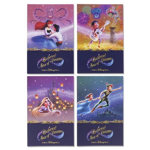 TDR - Disney Sea Believe! Sea of Dreams - Postcard set