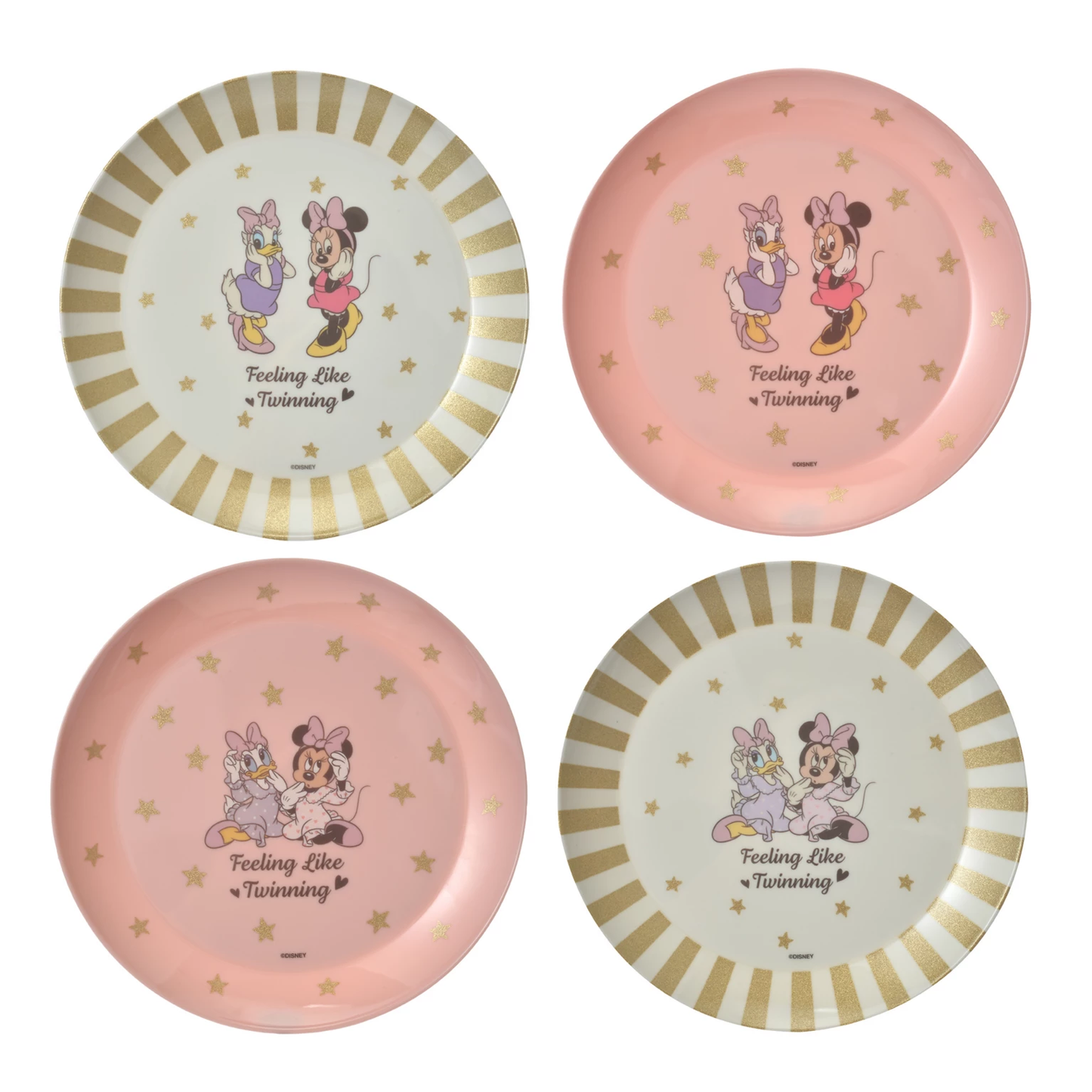 SDJ - Feeling like Twinning - Plate set of 4