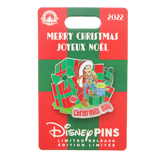 HKDL - Christmas 2022 Collection - Toy Story Christmas Limited Release Pin