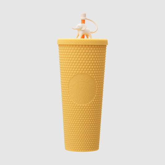 Japan Starbucks - 710ml Yellow Studded Tumbler