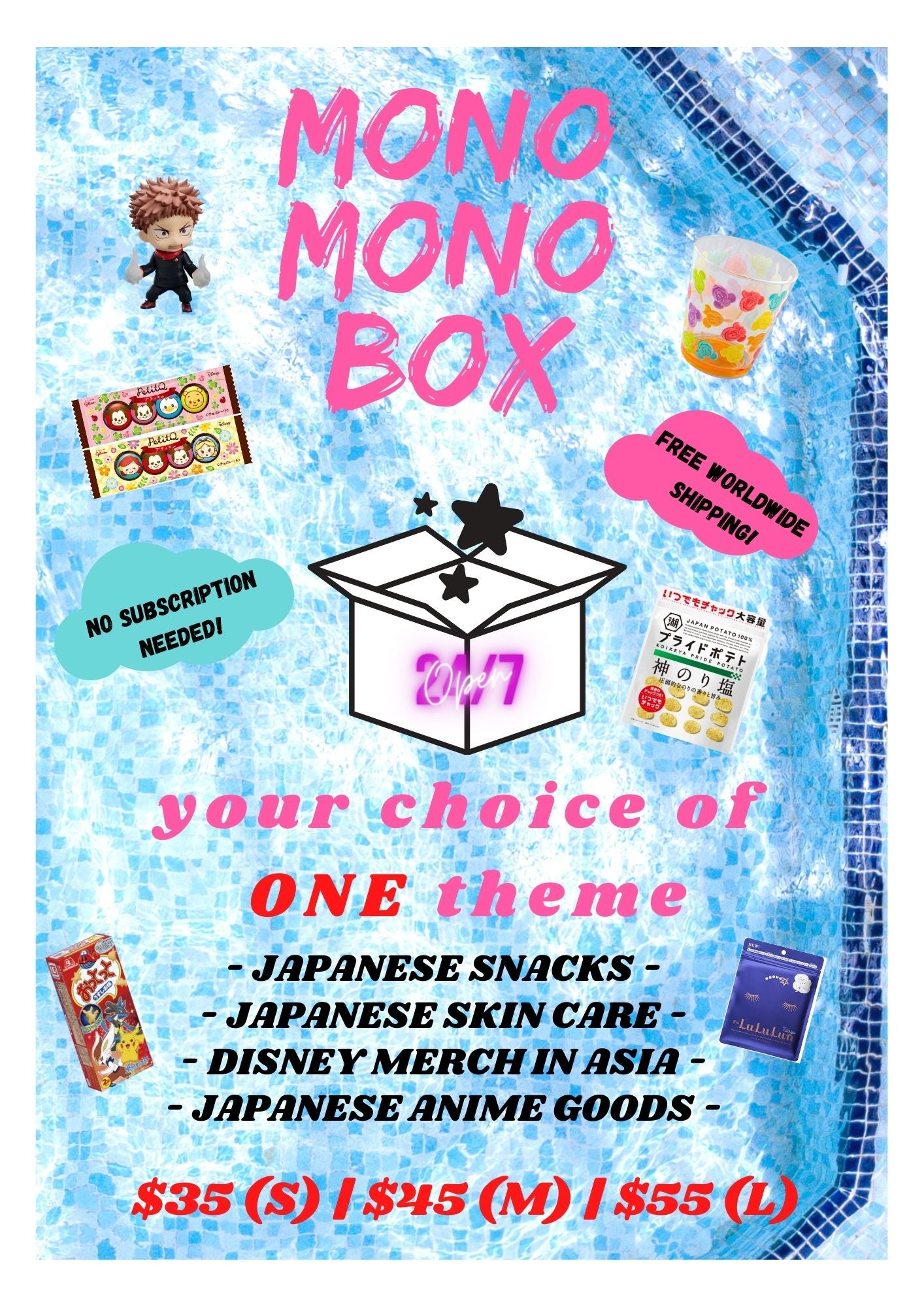 MONO MONO BOX - Japanese Anime merch