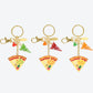 TRD - Keychain Collection - Pizza set of 3