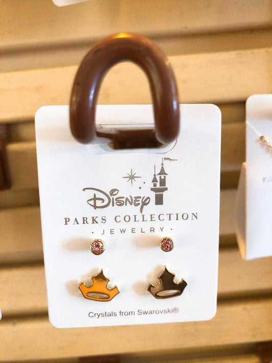 HKDL - Park Collection Princess earrings - Aurora