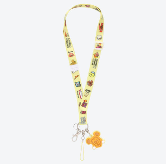 TDR - Park food Mickey Waffle Lanyard