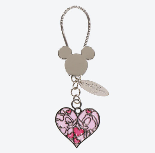 TDR - Donald Daisy Stain Glass Keychain