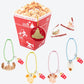 TDR - Disney food popcorn keychain (set of 15)